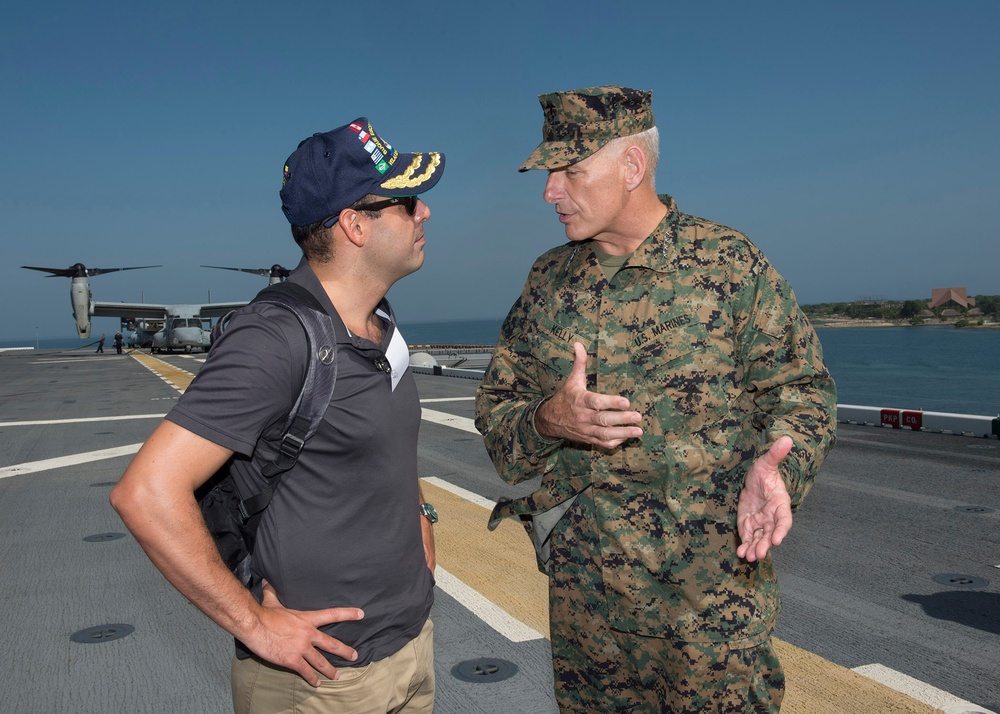 USS America visits the Americas