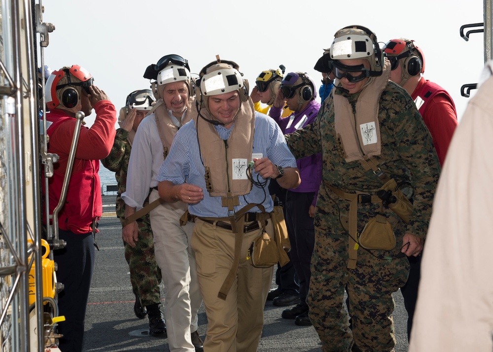 USS America visits the Americas