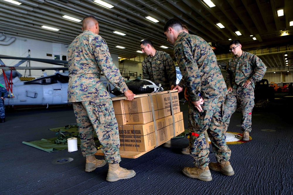 Diplomats, military leaders, distinguished guests from Trinidad tour USS America