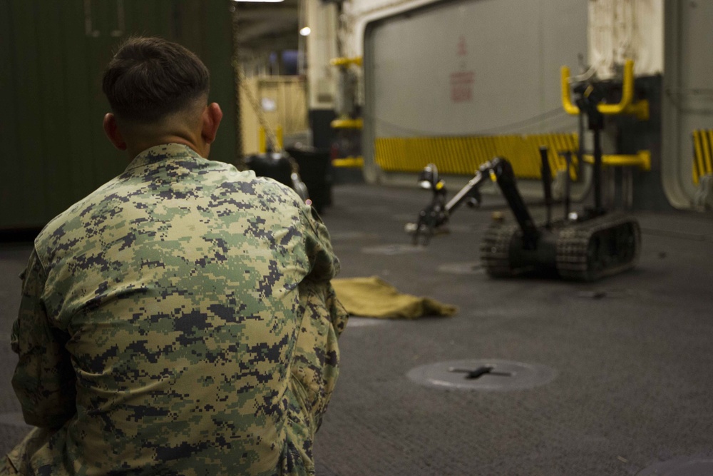 EOD keeps skills sharp aboard USS America