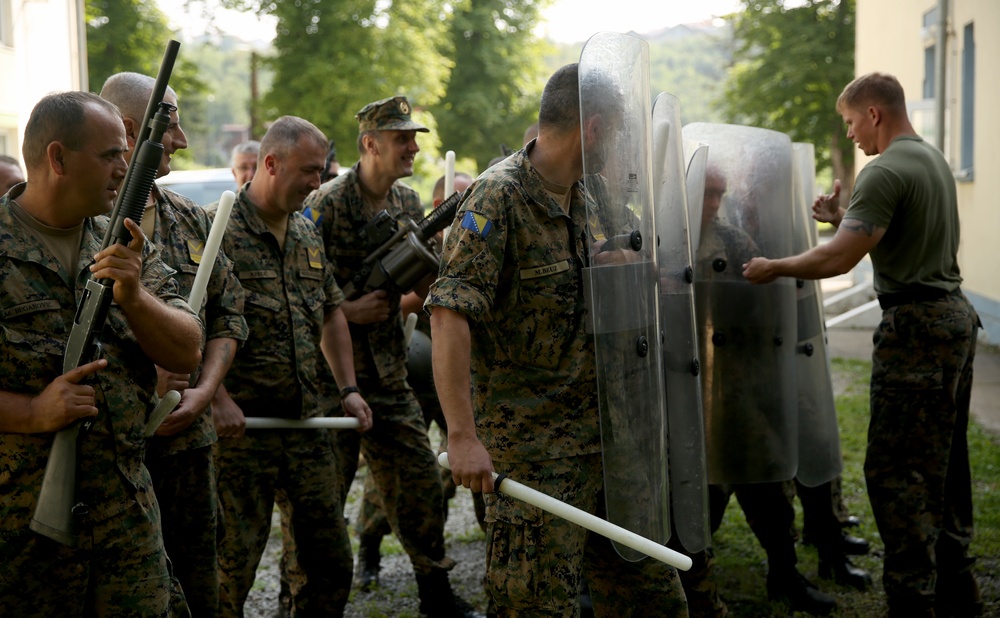U.S. Marines enhance Non-Lethal Systems with Bosnian Forces