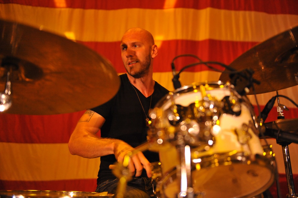 Delta Rae performs aboard USS Bataan