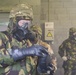 British forces train on CBRN procedures in a US Army facility
