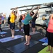 Yoga aboard USS George H.W. Bush