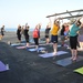 Yoga aboard USS George H.W. Bush