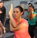 Yoga aboard USS George H.W. Bush