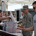 Soldiers enjoy USO party in the desert!