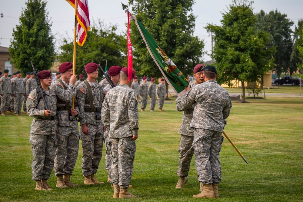 Legion Support Battalion changes command