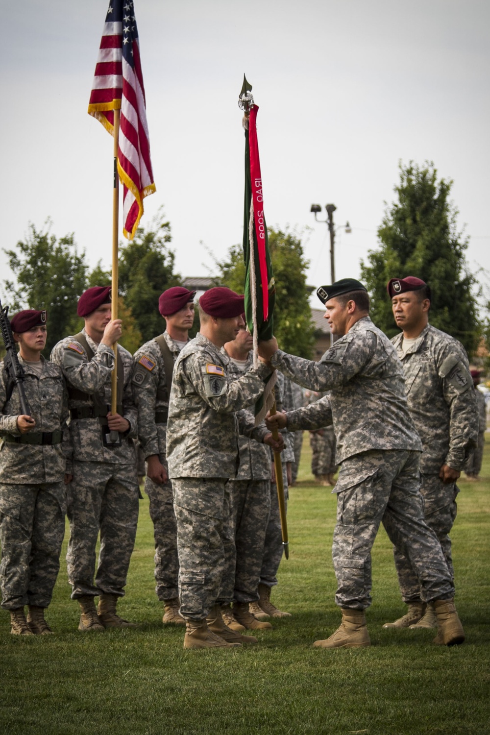 Legion Support Battalion changes command