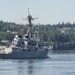 The Arleigh Burke-class destroyer USS Howard (DDG 83) departs from Naval Station Everett (NSE) on her way to Seattle for the 65th annual Seattle Seafair Fleet Week