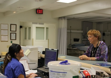 A Soldier and a nurse