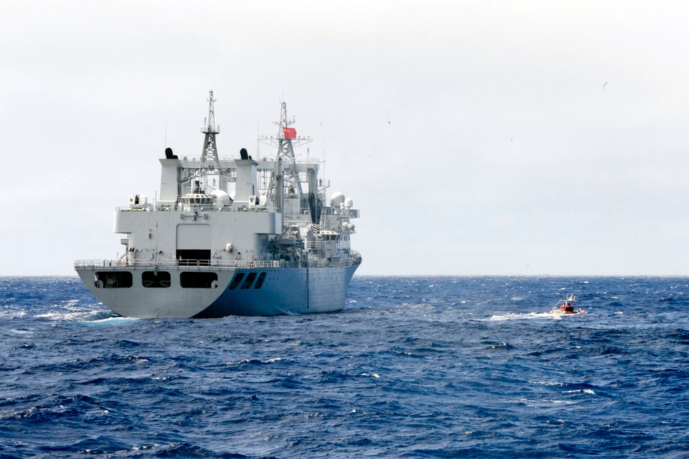 USCGC Waesche, PLA(N) Qiandachu MIOEX, RIMPAC 2014