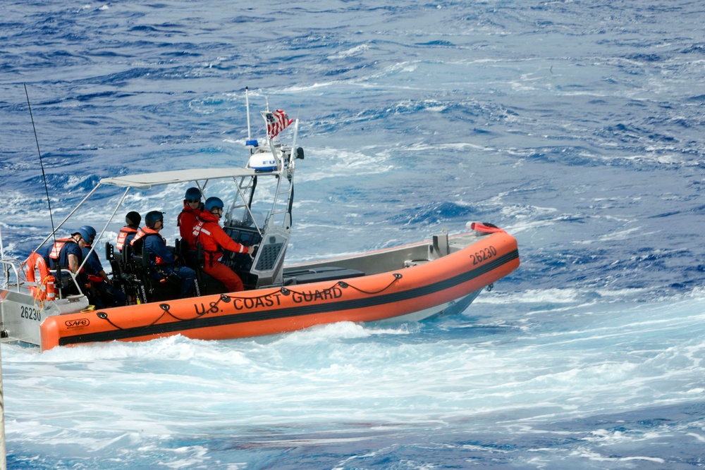 USCGC Waesche, PLA(N) Qiandachu MIOEX, RIMPAC 2014
