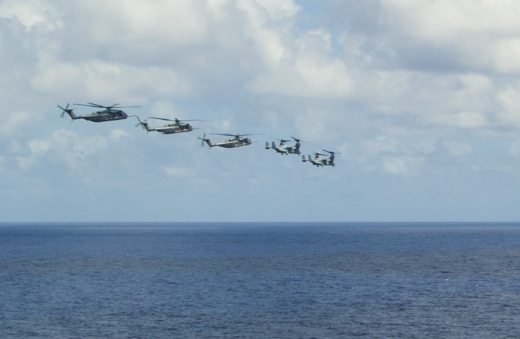 Peleliu conducts flight operations during RIMPAC