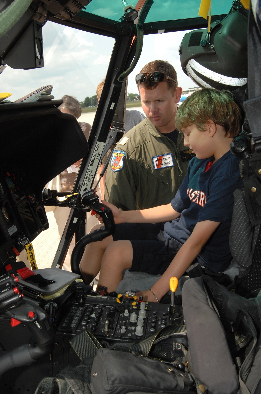 Coast Guard Air Station Traverse City crew reunites with rescued boy from Illinois