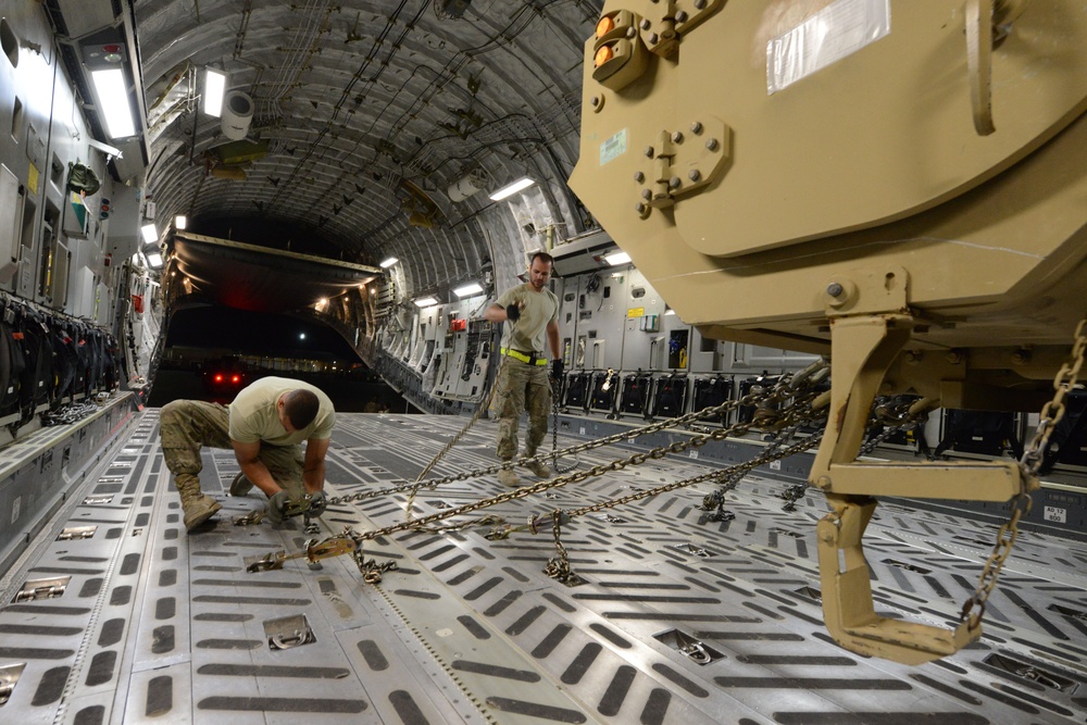 US Airmen perform mission on airfield in Afghanistan