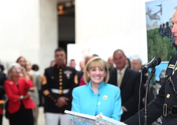 Maj. Gen. Brilakis Welcomes The Honorable Anne Patterson