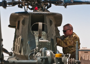 Tennessee Guard's Kiowa Warriors keep Soldiers safe in RC-South