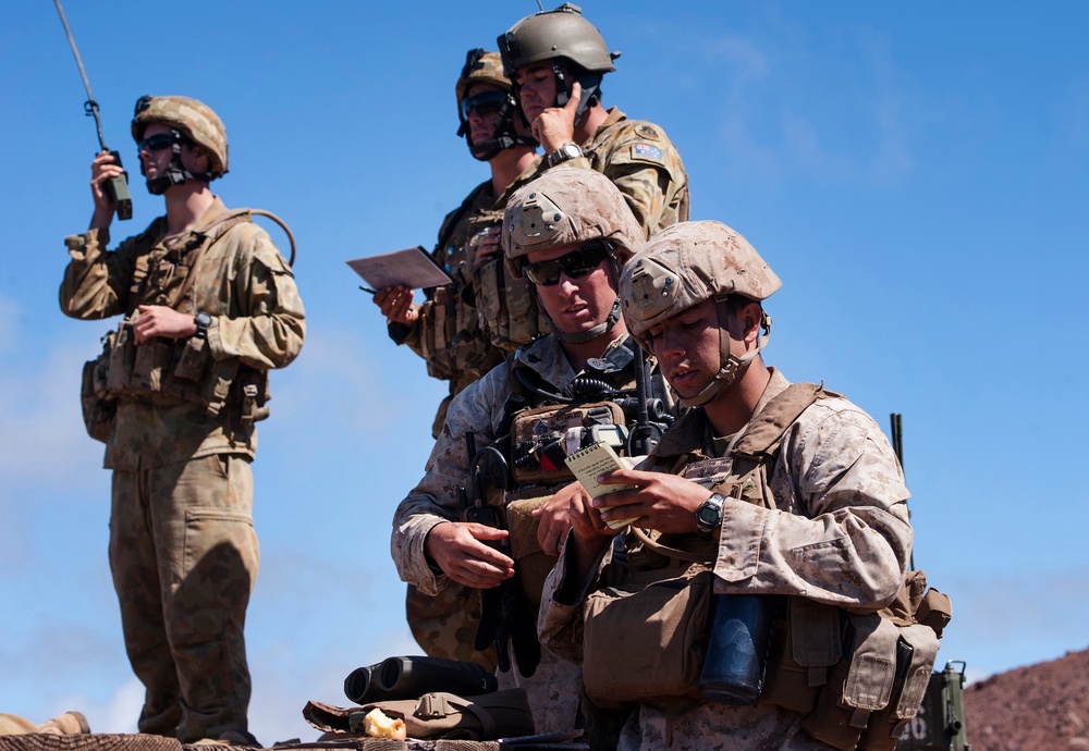 Coalition team makes impact during RIMPAC fire support exercise
