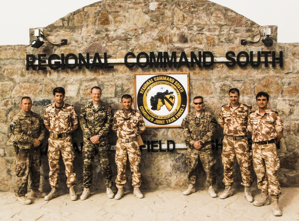 Romanian intelligence contribution in Kandahar lauded by RC-South intelligence section leadership