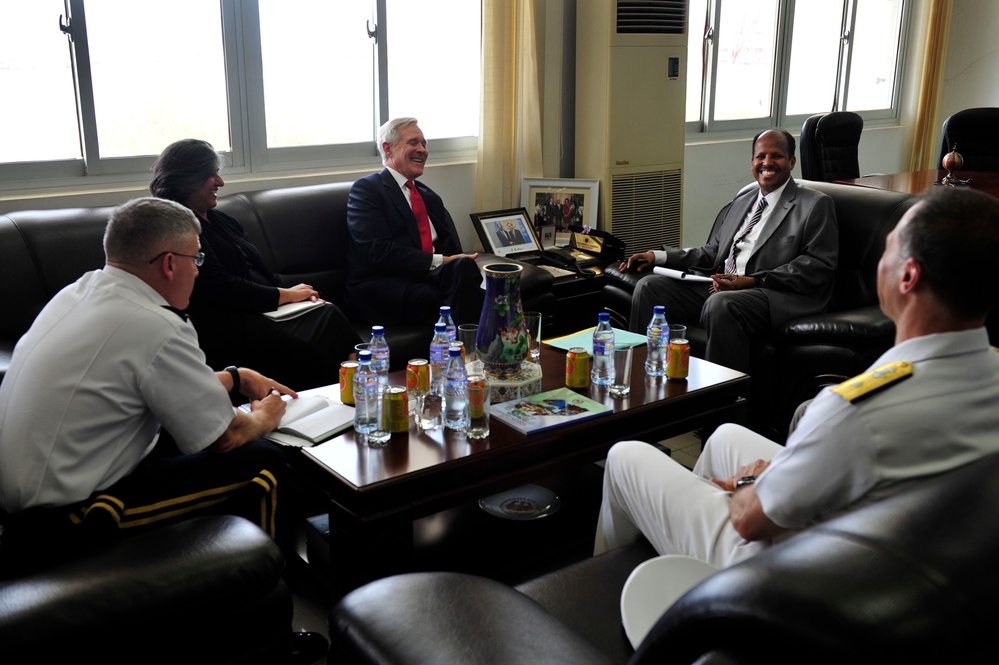 Secretary of the Navy (SECNAV) visits Djibouti