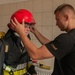 Local Polish firefighters train paratroopers