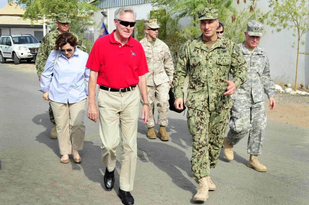 Secretary of the Navy (SECNAV) visits Djibouti