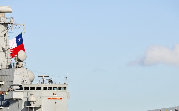 CNS Blanco Encalada completes sea phase of RIMPAC 2014