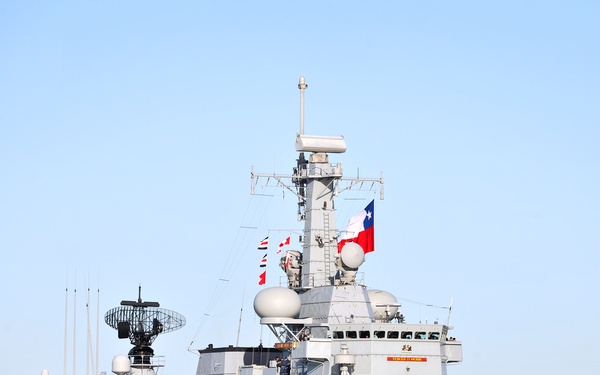 CNS Blanco Encalada completes sea phase of RIMPAC 2014