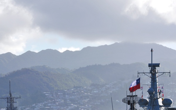 CNS Blanco Encalada completes sea phase of RIMPAC 2014