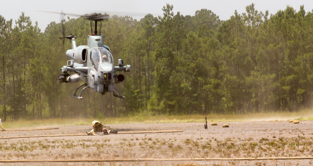 FARP provides nearby place for aircraft to refuel, reload