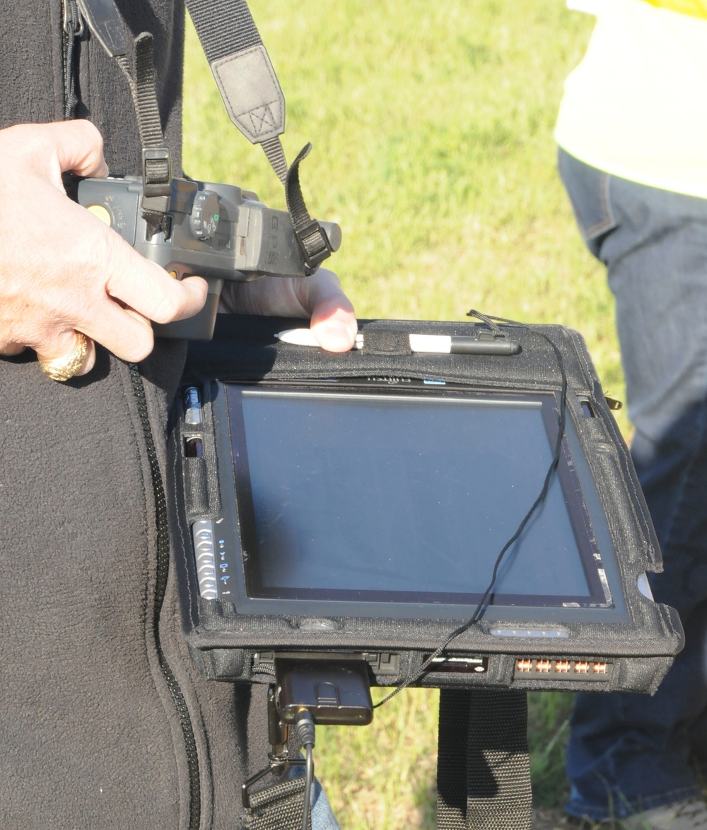 Corps levee inspectors go digital with tablets replacing paper-based system