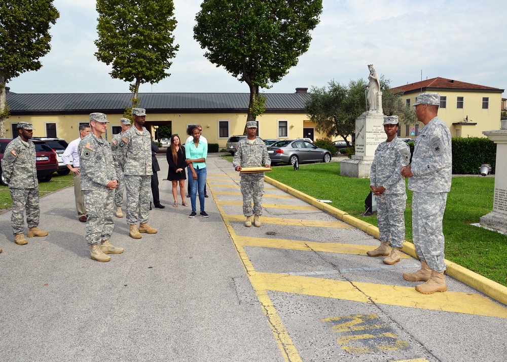 Col. Sara Simmons award ceremony July 31, 2014