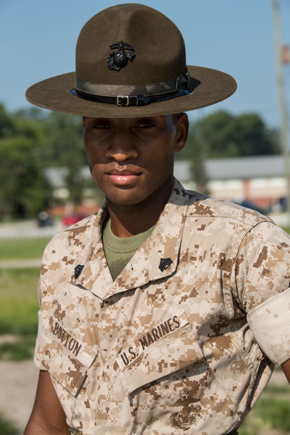 Chiefland, Fla., native Marine Corps drill instructor on Parris Island