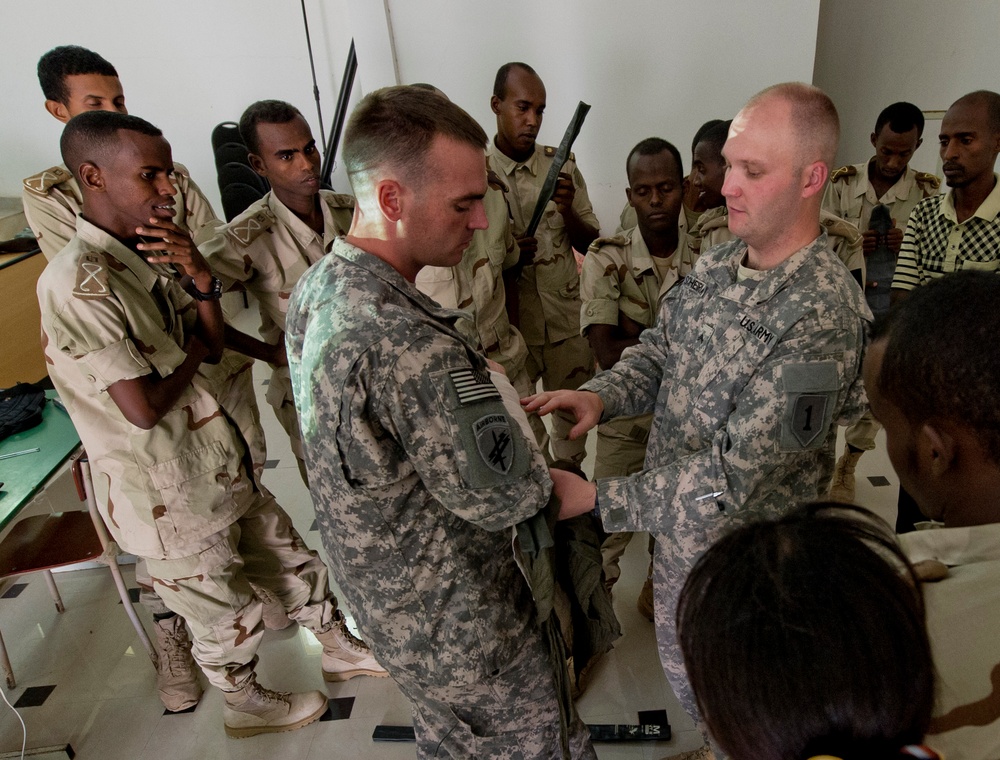 CJTF-HOA personnel share English through military exchange