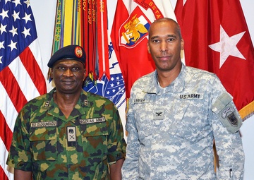 Maj. Gen. Bamidele Ologundudu visited at Caserma Ederle in Vicenza, Italy
