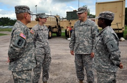 Brig. Gen. Irizarry visits Task Force Wolf Soldiers