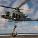 11th MEU Maritime Raid Force conducts helicopter fast rope training