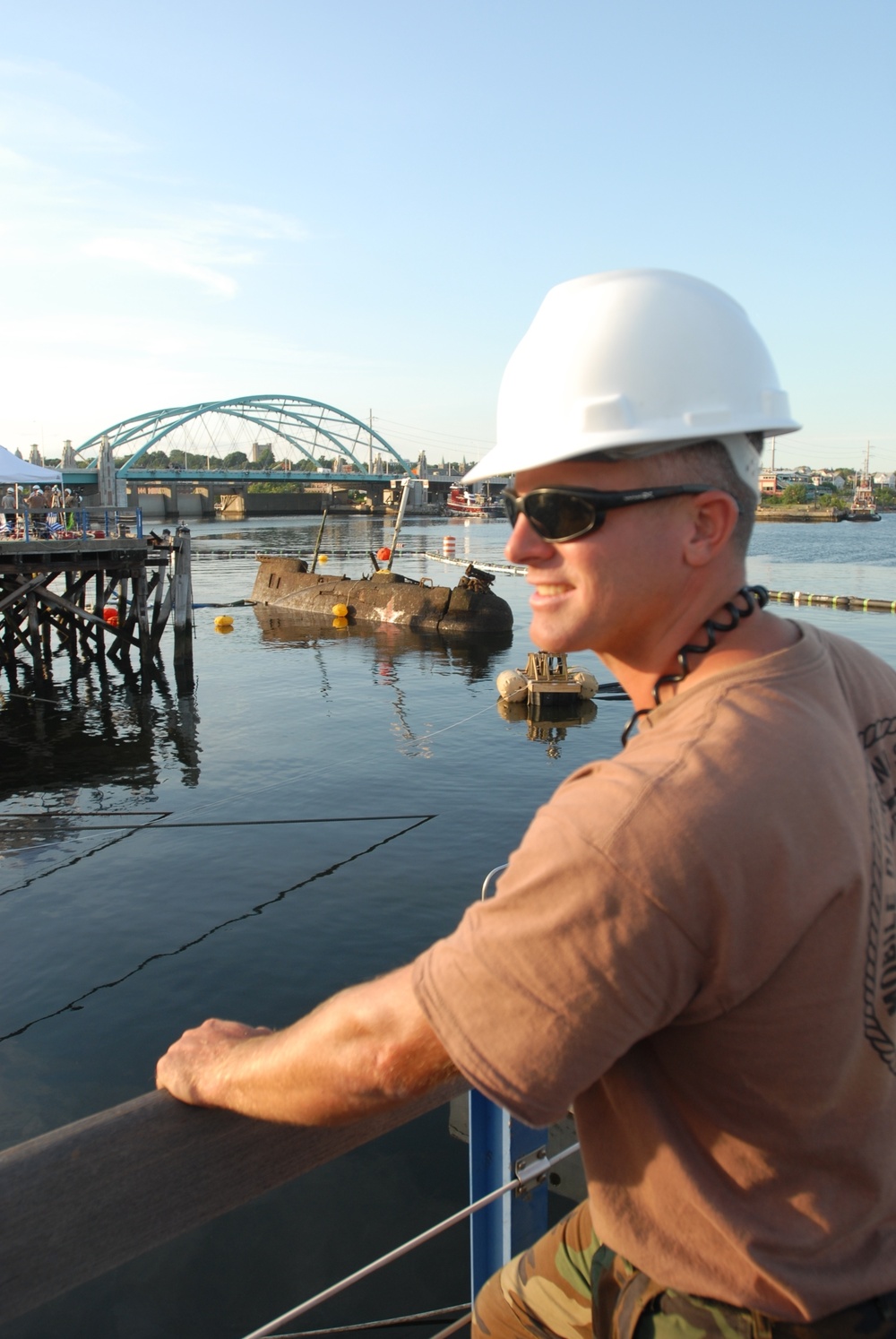 Raising the sunken former Soviet submarine Juliett 484