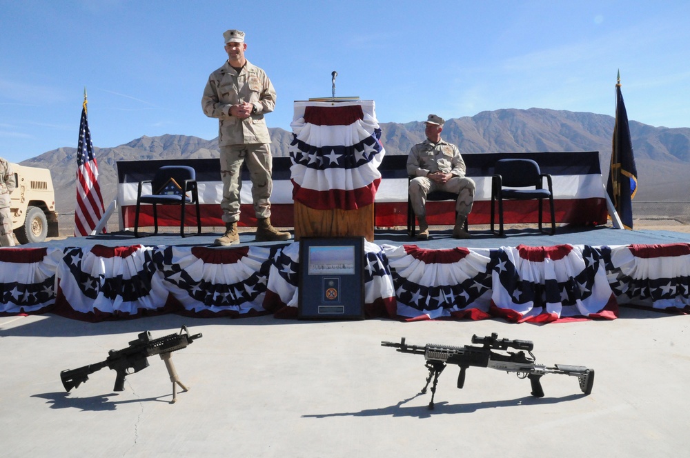Change of command ceremony