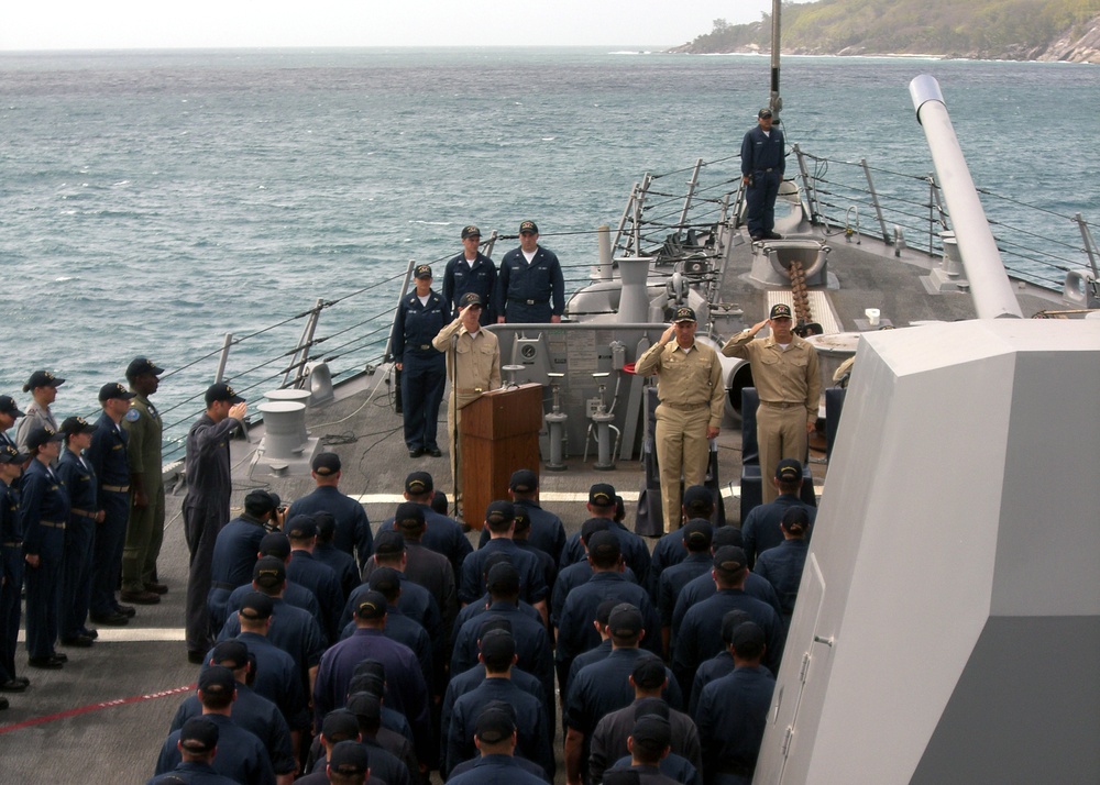 USS Halsey operations