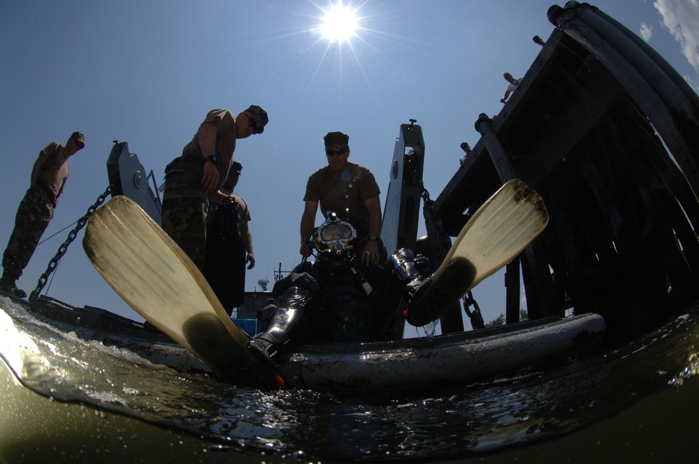 Submarine dive