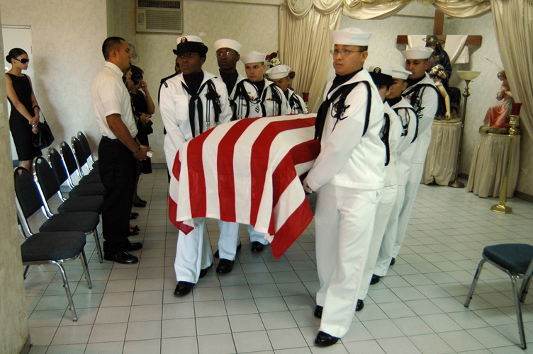 Navy funeral