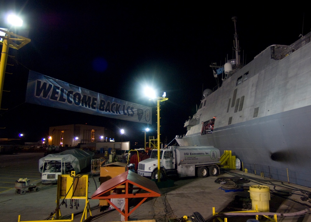 USS Freedom returns from acceptance trials