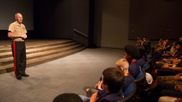 Local Marine and Commanding General Speak to Seattle Youth