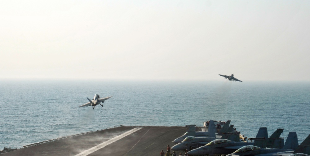 USS George H.W. Bush flight operations