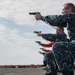 Small-arms qualification course aboard USS America