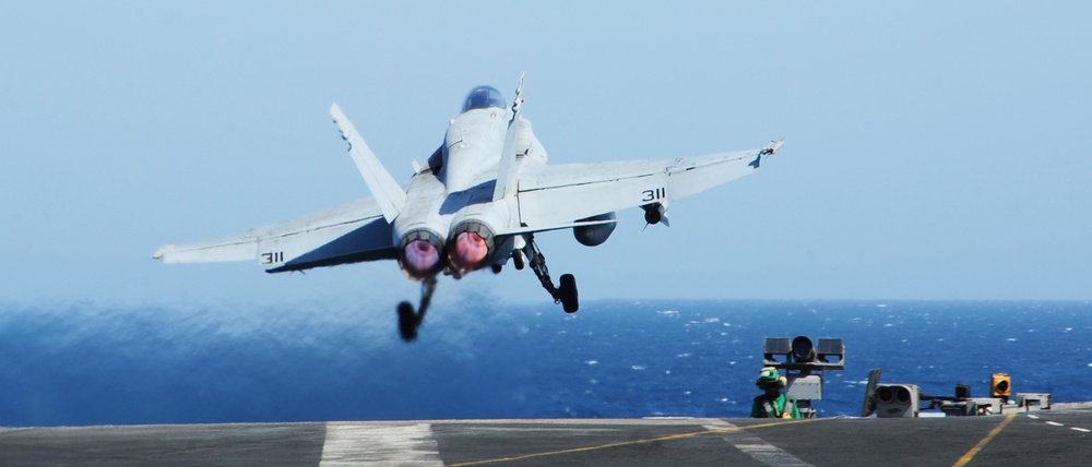 USS George H.W. Bush flight operations