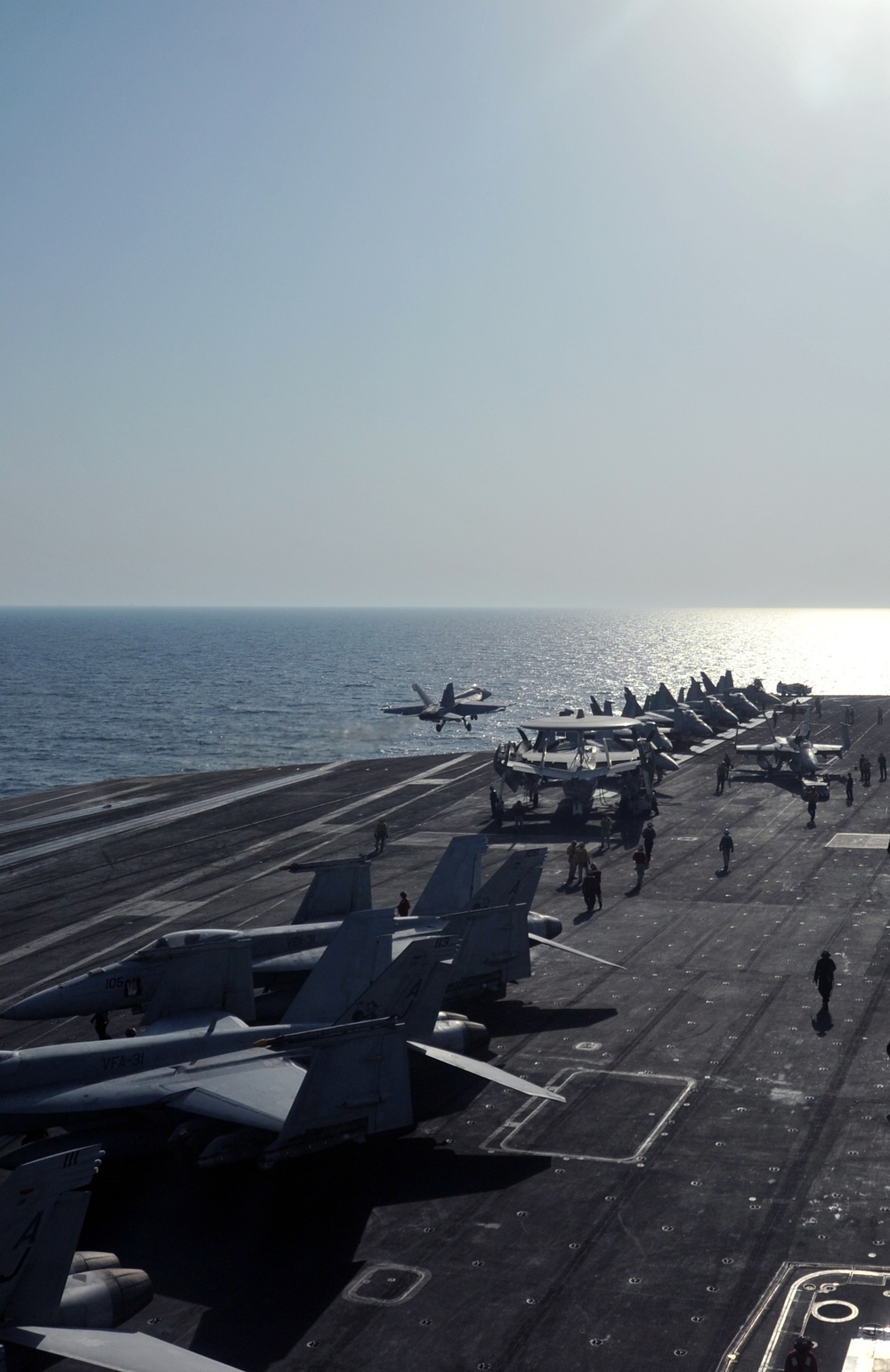 USS George H.W. Bush flight operations