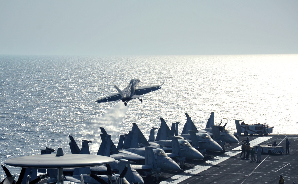 USS George H.W. Bush flight operations